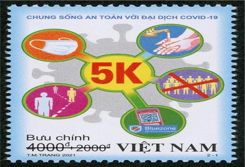 Phát hành bộ tem “Chung sống an toàn với đại dịch COVID-19”