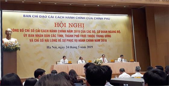 Công bố Chỉ số Cải cách hành chính năm 2018:  Thái Nguyên vượt lên xếp thứ 18/63 tỉnh, thành