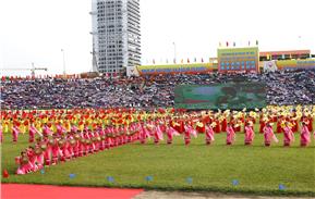 Tưng bừng khai mạc Đại hội Thể dục thể thao tỉnh Thái Nguyên lần thứ IX - năm 2022