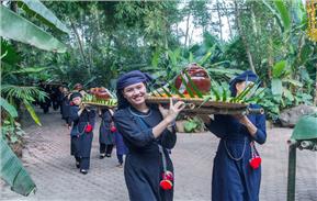 Đặc sắc Tết Cơm mới của người Tày Làng nhà sàn Thái Hải