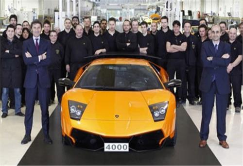 Siêu xe Lamborghini Murcielago thứ 4.000 xuất xưởng