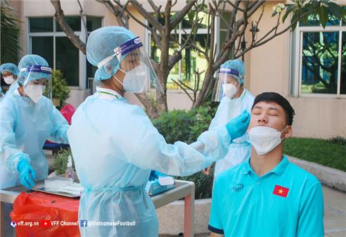 32 thành viên âm tính với Covid-19, U23 Việt Nam đủ lực lượng cho trận ra quân