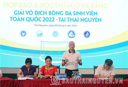 Giải Bóng đá sinh viên toàn quốc 2022: Thái Nguyên có 5 đội tham dự