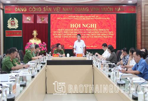 Thái Nguyên: Sẵn sàng diễn tập chữa cháy và cứu nạn, cứu hộ quy mô lớn