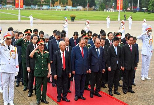 Lãnh đạo Đảng, Nhà nước vào Lăng viếng Chủ tịch Hồ Chí Minh