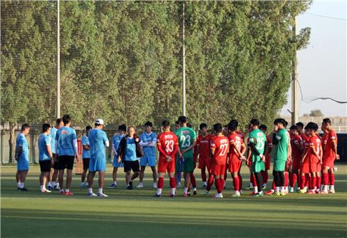 U23 Việt Nam hoàn thành buổi tập cuối cùng tại UAE