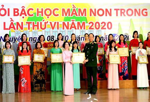 Hội thi giáo viên dạy giỏi bậc học mầm non trong Quân đội lần thứ VI