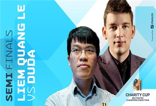 Lê Quang Liêm dừng chân ở bán kết Giải cờ vua Charity Cup 2022