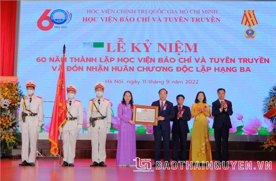 Học viện Báo chí và Tuyên truyền: Kỷ niệm 60 năm thành lập và đón nhận Huân chương Độc lập hạng Ba