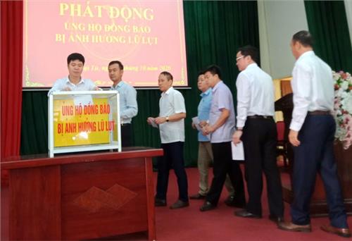 Đại Từ: Phát động ủng hộ đồng bào miền Trung bị lũ lụt