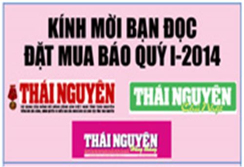 Mời bạn đọc đặt mua báo quý I - 2014