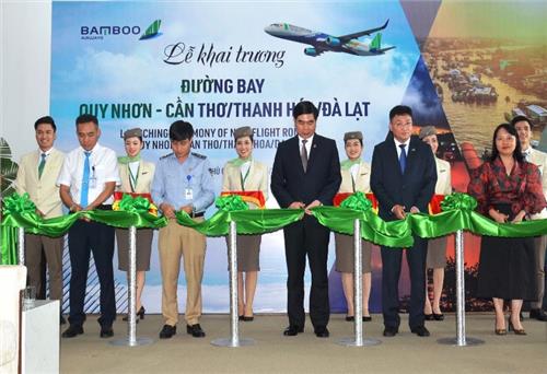 Khai trương ba đường bay mới đến sân bay Phù Cát