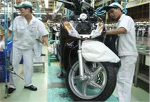 Dây chuyền lắp ráp SH của Honda Việt Nam