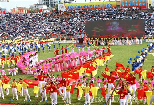 Khai mạc Đại hội Thể dục thể thao tỉnh Thái Nguyên lần thứ IX năm 2022
