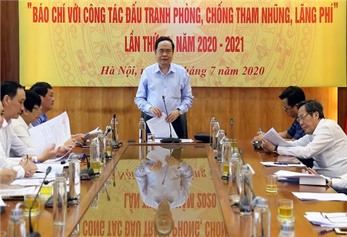 Giải báo chí toàn quốc về phòng, chống tham nhũng nhận tác phẩm tham dự đến ngày 21-6