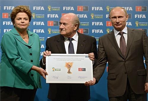 Tổng thống Nga Putin nhận quyền đăng cai World Cup 2018