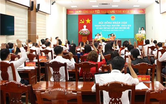 HĐND TP. Thái Nguyên: Thông qua 4 dự thảo nghị quyết quan trọng