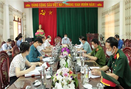 Phổ Yên cấp bách triển khai các biện pháp phòng, chống COVID-19