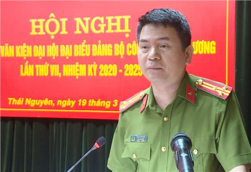 Quán triệt Văn kiện Đại hội đại biểu Đảng bộ Công an Trung ương lần thứ VII 