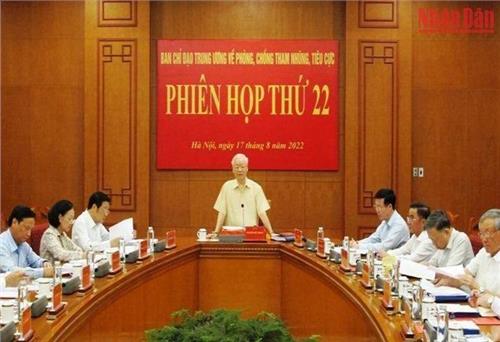 Đẩy nhanh tiến độ xử lý các vụ việc, vụ án tham nhũng, tiêu cực