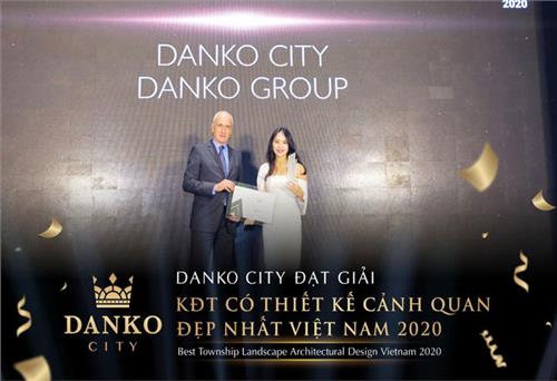Danko City Thái Nguyên giành giải thưởng Dự án Khu đô thị có thiết kế cảnh quan đẹp nhất Việt Nam