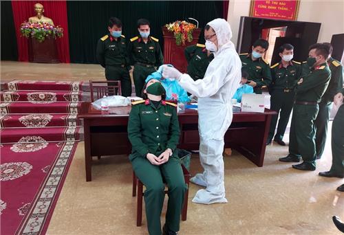 Quân khu 1: Triển khai quyết liệt nhiều biện pháp phòng, chống dịch COVID-19