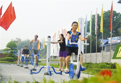 Lắp đặt thiết bị thể dục - thể thao ngoài trời