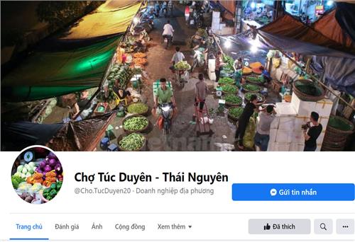 Chợ truyền thống bán hàng online để thích ứng