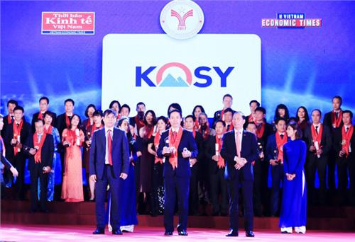 Tập đoàn Kosy 2 năm liên tiếp khẳng định Thương hiệu mạnh Việt Nam