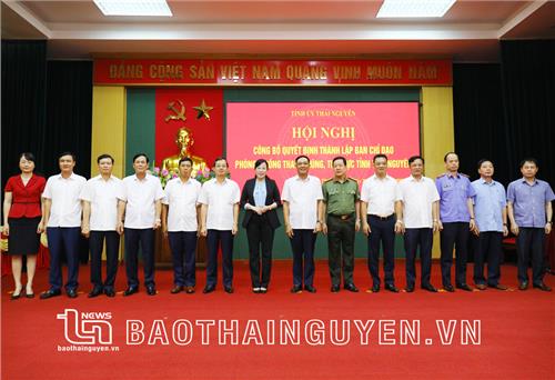 Thành lập Ban Chỉ đạo phòng, chống tham nhũng, tiêu cực tỉnh Thái Nguyên