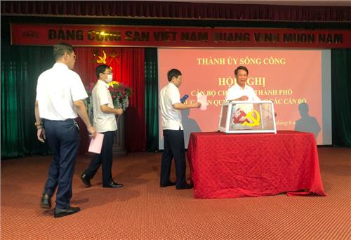 T.P Sông Công: Kiện toàn chức danh Uỷ viên Ban Thường vụ Thành ủy