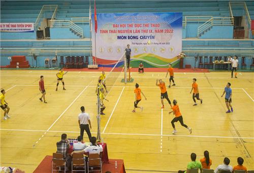 Khai mạc Giải Bóng chuyền Đại hội Thể dục thể thao tỉnh Thái Nguyên lần thứ IX