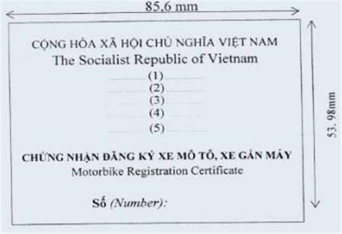 Chứng nhận đăng ký xe máy, ô tô có nhiều thay đổi từ ngày 21/5/2022