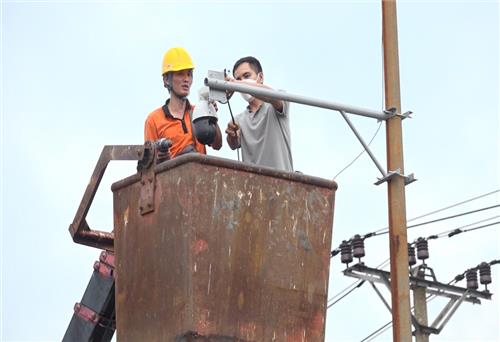 TP. Sông Công: Lắp đặt camera giám sát tại nhiều địa điểm công cộng