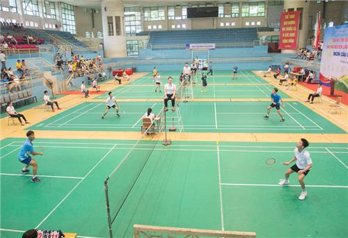 Khai mạc Giải Cầu lông Đại hội Thể dục thể thao tỉnh Thái Nguyên năm 2022