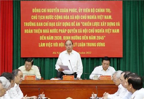 Thống nhất cao trong xây dựng Đề án về Nhà nước pháp quyền XHCN Việt Nam