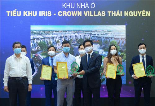 Tiểu khu Iris-Crown Villas được cấp chứng nhận dự án đáng sống 2021