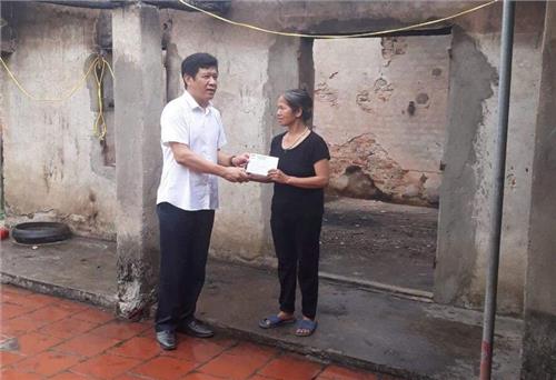 Hỗ trợ gia đình bị cháy nhà