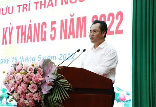 Đồng chí Chủ tịch UBND tỉnh dự sinh hoạt với CLB Hưu trí