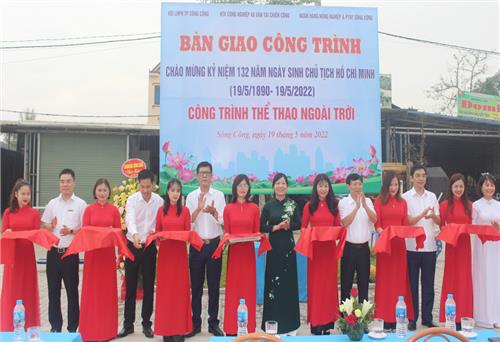 TP. Sông Công: Đưa vào sử dụng 6 công trình thể dục thể thao