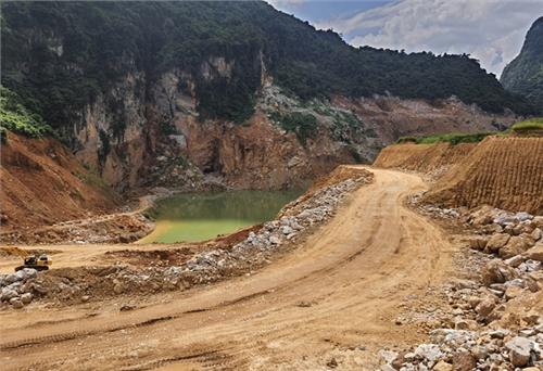 Công ty Thăng Long khai thác khoáng sản đúng quy định, phù hợp với Giấy phép đã được cấp