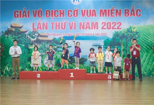 Giải Vô địch Cờ vua các nhóm tuổi miền Bắc kết thúc tốt đẹp