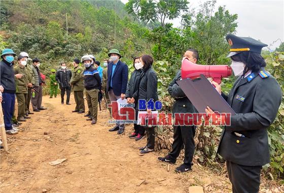 Đồng Hỷ: Tổ chức cưỡng chế chuyển giao quyền sử dụng đất
