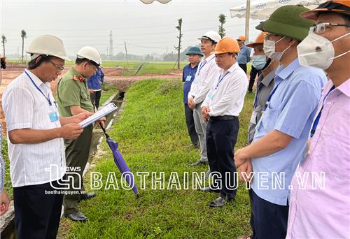 TP. Sông Công: Cưỡng chế thu hồi đất Dự án khu nhà ở Bách Quang