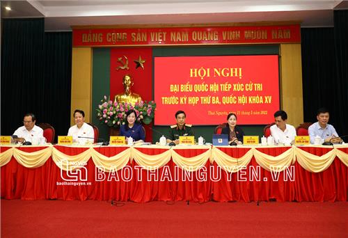 Cử tri Thái Nguyên kiến nghị nhiều vấn đề kinh tế - xã hội