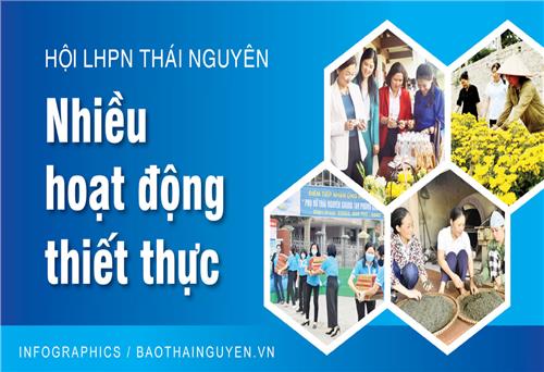 Hội LHPN Thái Nguyên: Nhiều hoạt động thiết thực