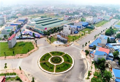 Forming urban area in the Northwest of Thai Nguyen province