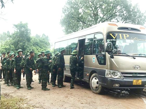 TP. Phổ Yên: Diễn tập động viên quân nhân dự bị năm 2022