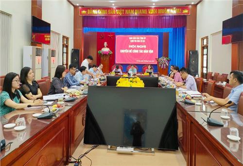 Tăng cường trao đổi thông tin về công tác dân vận