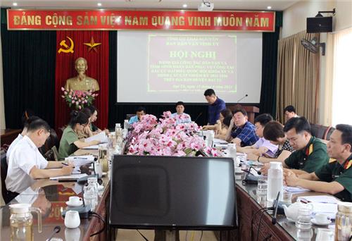 Tăng cường công tác dân vận phục vụ cho bầu cử